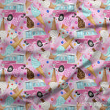 Design 1160 - Pink Ice Cream Fabric