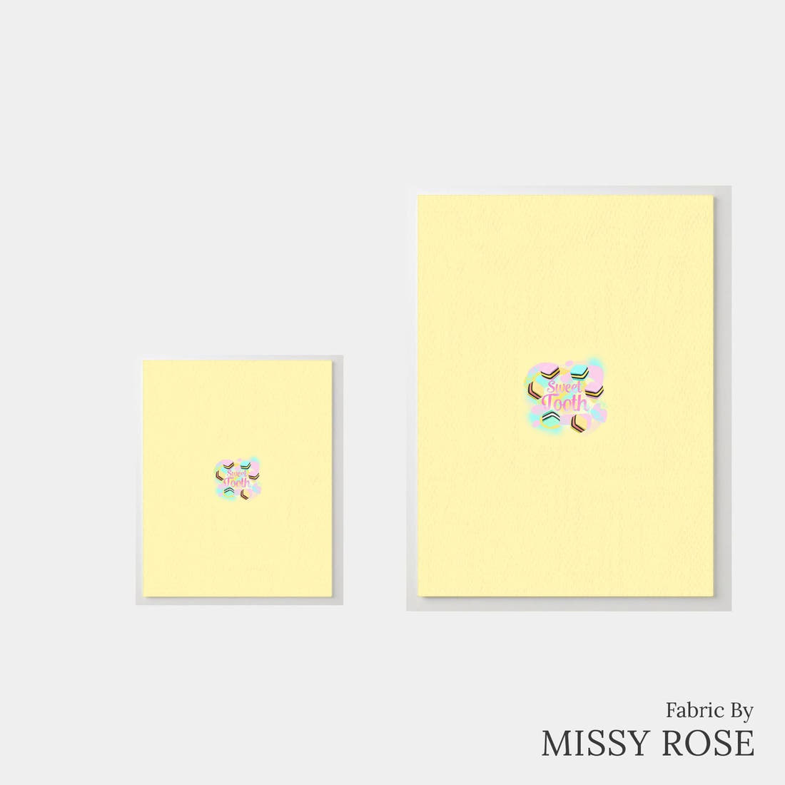 Design 1162 Licorice Panel – universal and adult panel sizes side by side | Fabric by Missy Rose