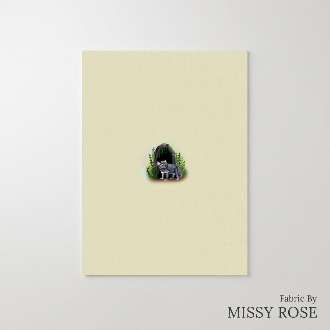 Design 1167 Tasmanian Devils Panel – printed fabric panel with centred picture, custom printed to order | Fabric by Missy Rose