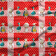 Design 118 - Red Farm Animals Fabric