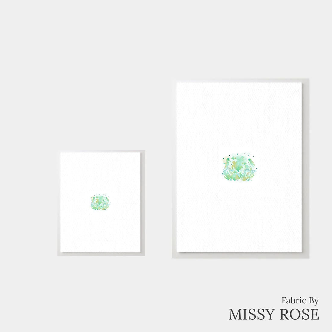 Design 1180 Turtle Panel – universal and adult panel sizes side by side | Fabric by Missy Rose