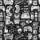 Design 121 - Black Gaming Fabric