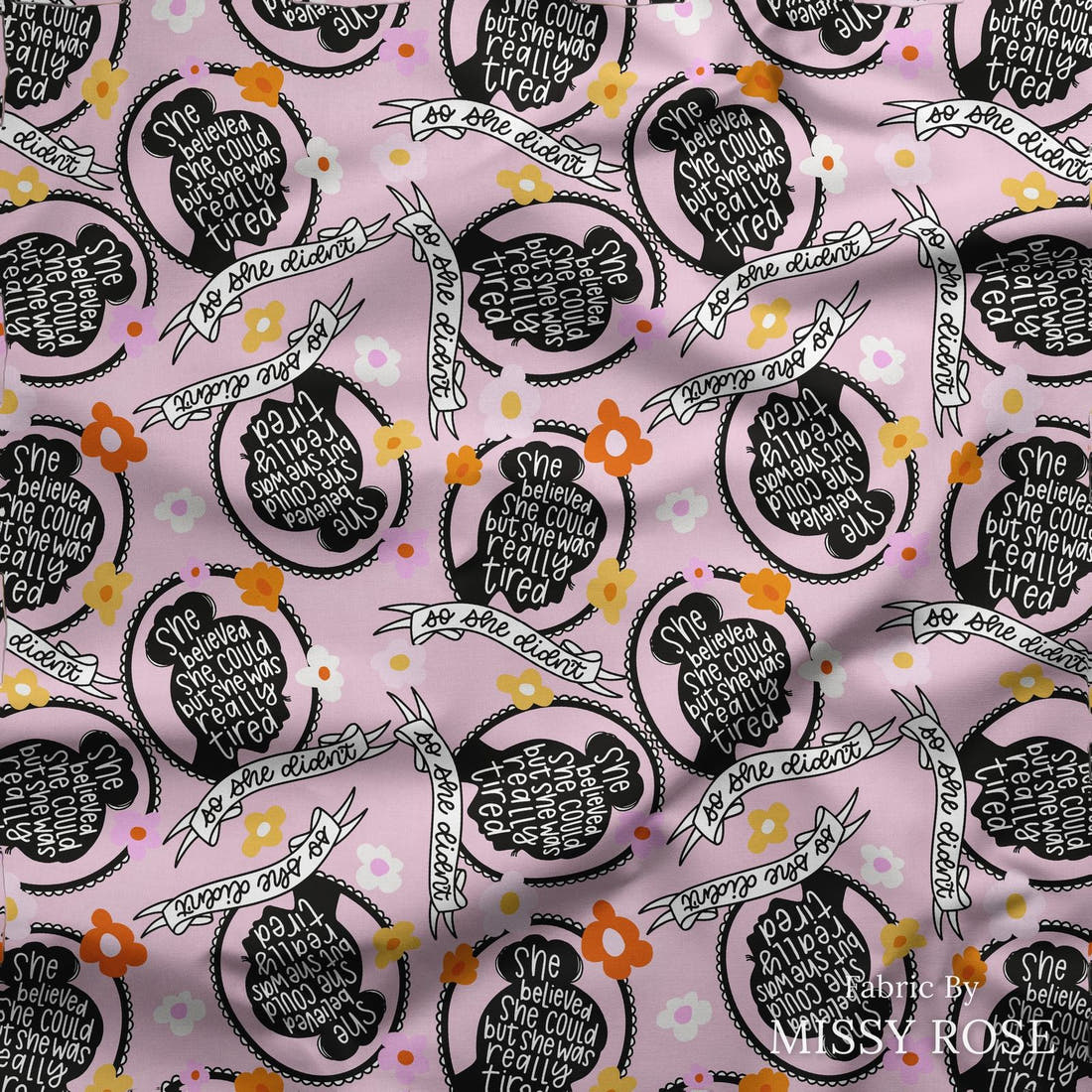 Design 136 Tired Fabric draped fabric mockup – custom printed fabric by the metre | Fabric by Missy Rose