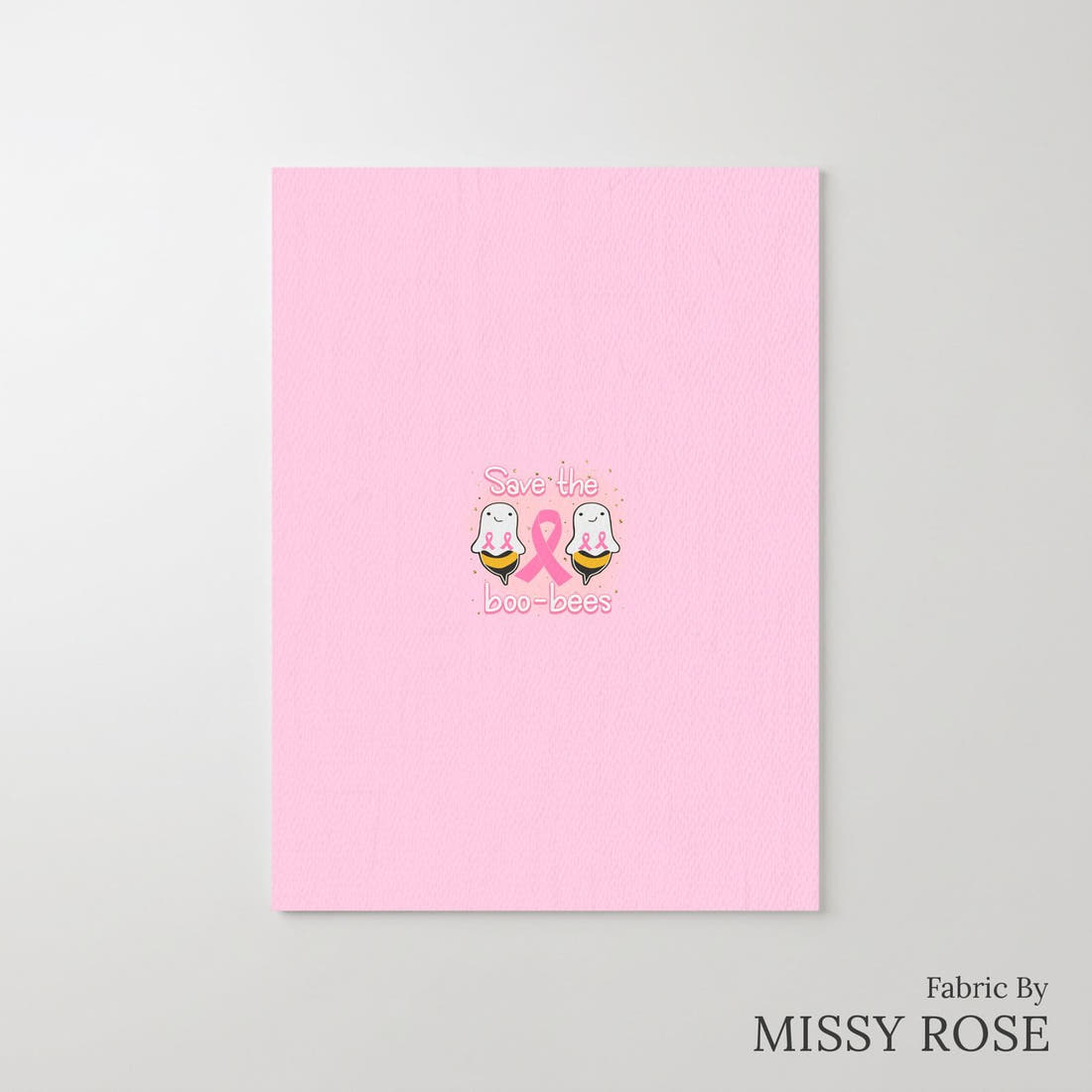 Design 139 Boo Bees Panel – printed fabric panel with centred picture, custom printed to order | Fabric by Missy Rose