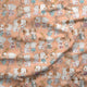 Design 180 - Peach Dogs Fabric