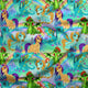 Design 182 - Bright Unicorn Fabric