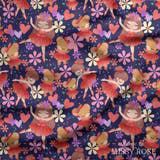 Design 186 - Navy Ballerina Fabric