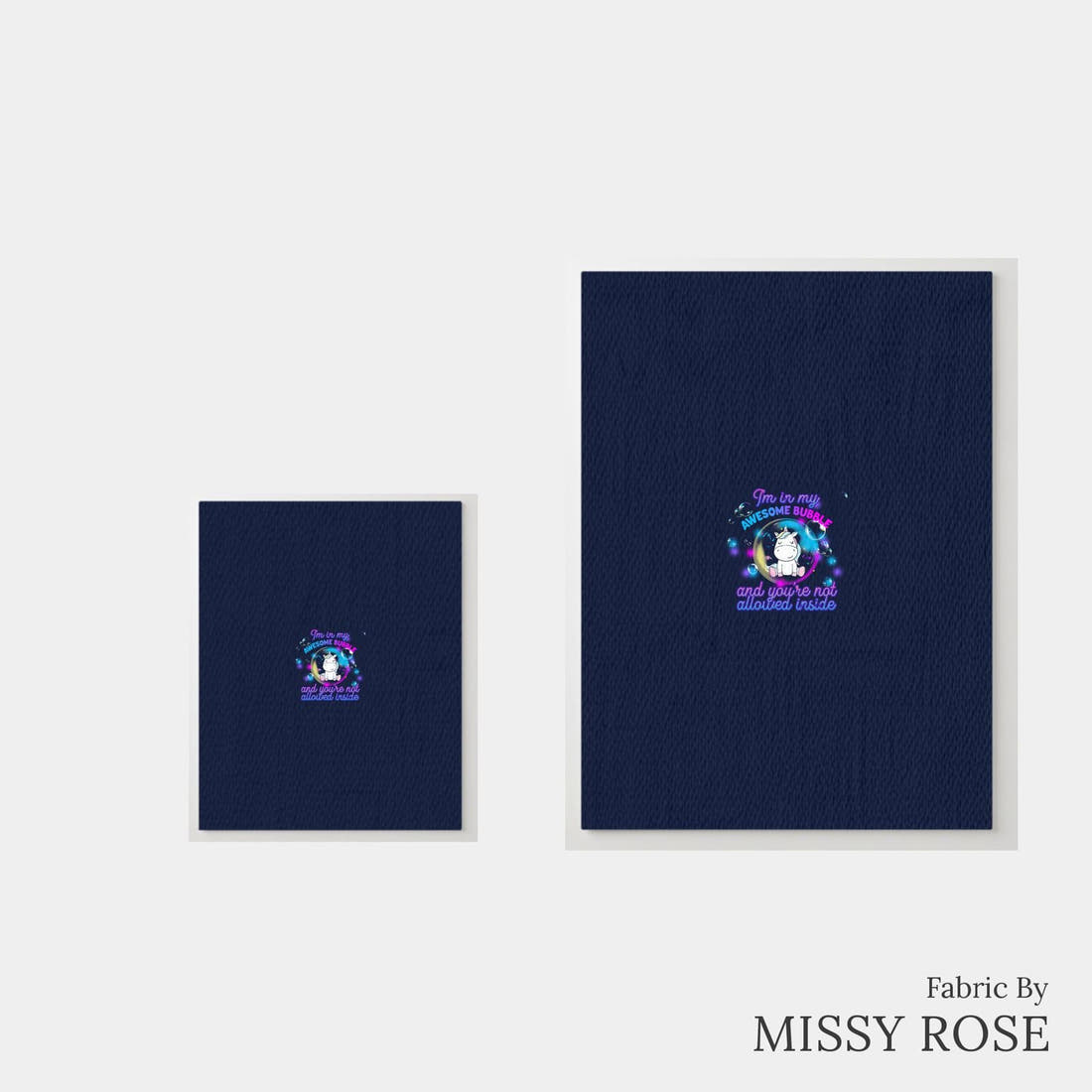 Design 19 Awesome Bubble Panel – universal and adult panel sizes side by side | Fabric by Missy Rose