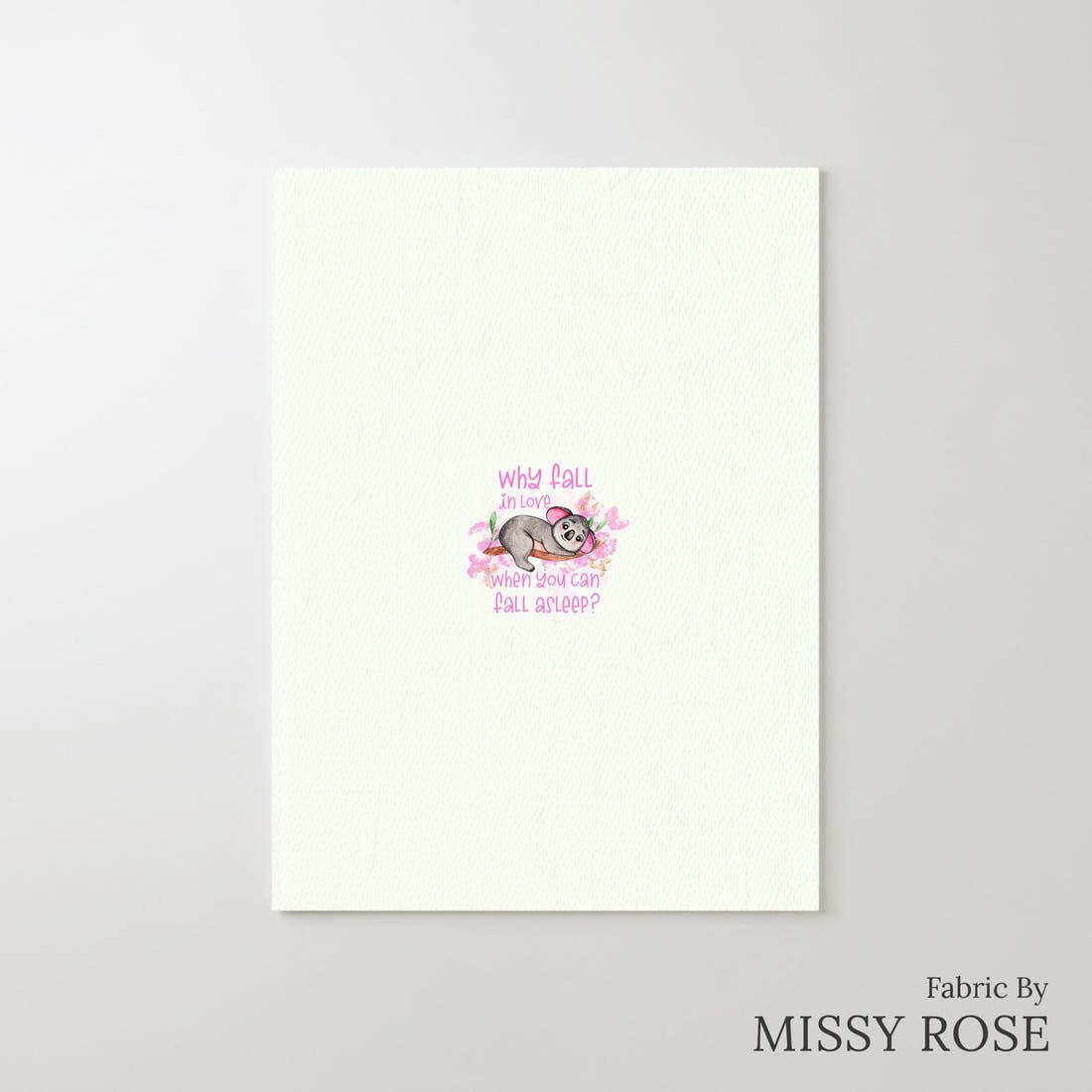 Design 205 Australian Animals Panel – printed fabric panel with centred picture, custom printed to order | Fabric by Missy Rose
