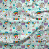 Design 208 - Rainbow Party Fabric