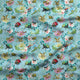 Design 21 - Blue Insects Fabric