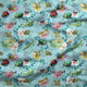 Design 21 - Blue Insects Fabric