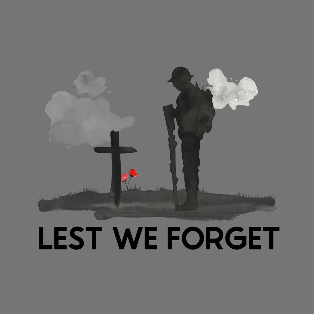 Design 211 Lest We Forget Panel – full artwork close-up of the printed picture | Fabric by Missy Rose
