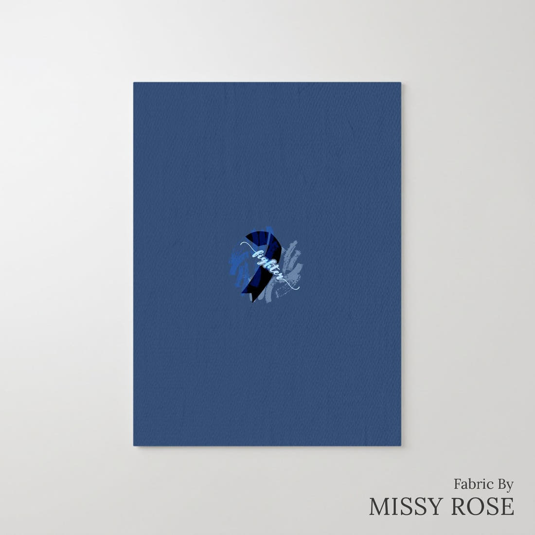 Design 215 Fighter Panel – printed fabric panel with centred picture, custom printed to order | Fabric by Missy Rose