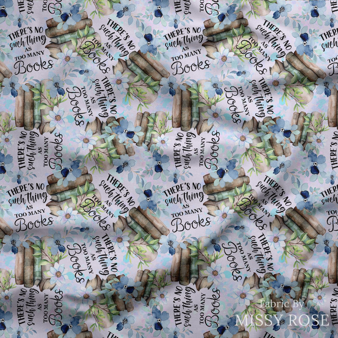 Design 222 Books Fabric draped fabric mockup – custom printed fabric by the metre | Fabric by Missy Rose