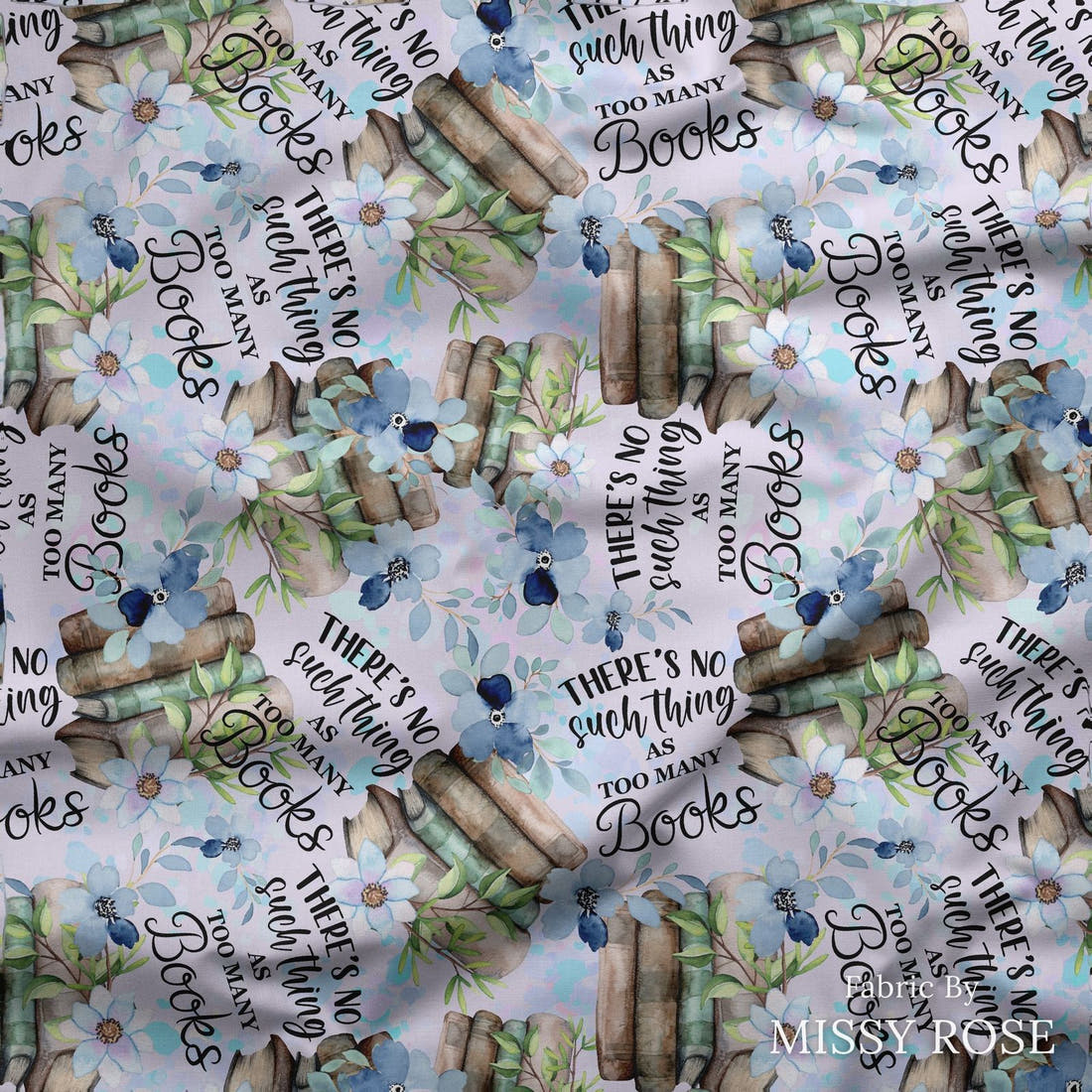 Design 222 Books Fabric draped fabric mockup – custom printed fabric by the metre | Fabric by Missy Rose