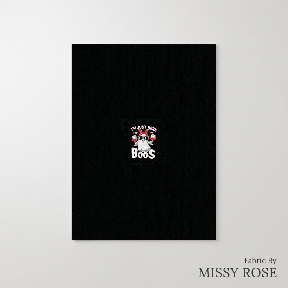 Design 223 Boos Panel – printed fabric panel with centred picture, custom printed to order | Fabric by Missy Rose