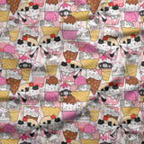Design 229 - Ice Cream Kitties Fabric