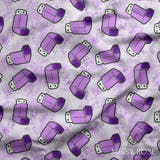 Design 235 - Purple Asthma Fabric