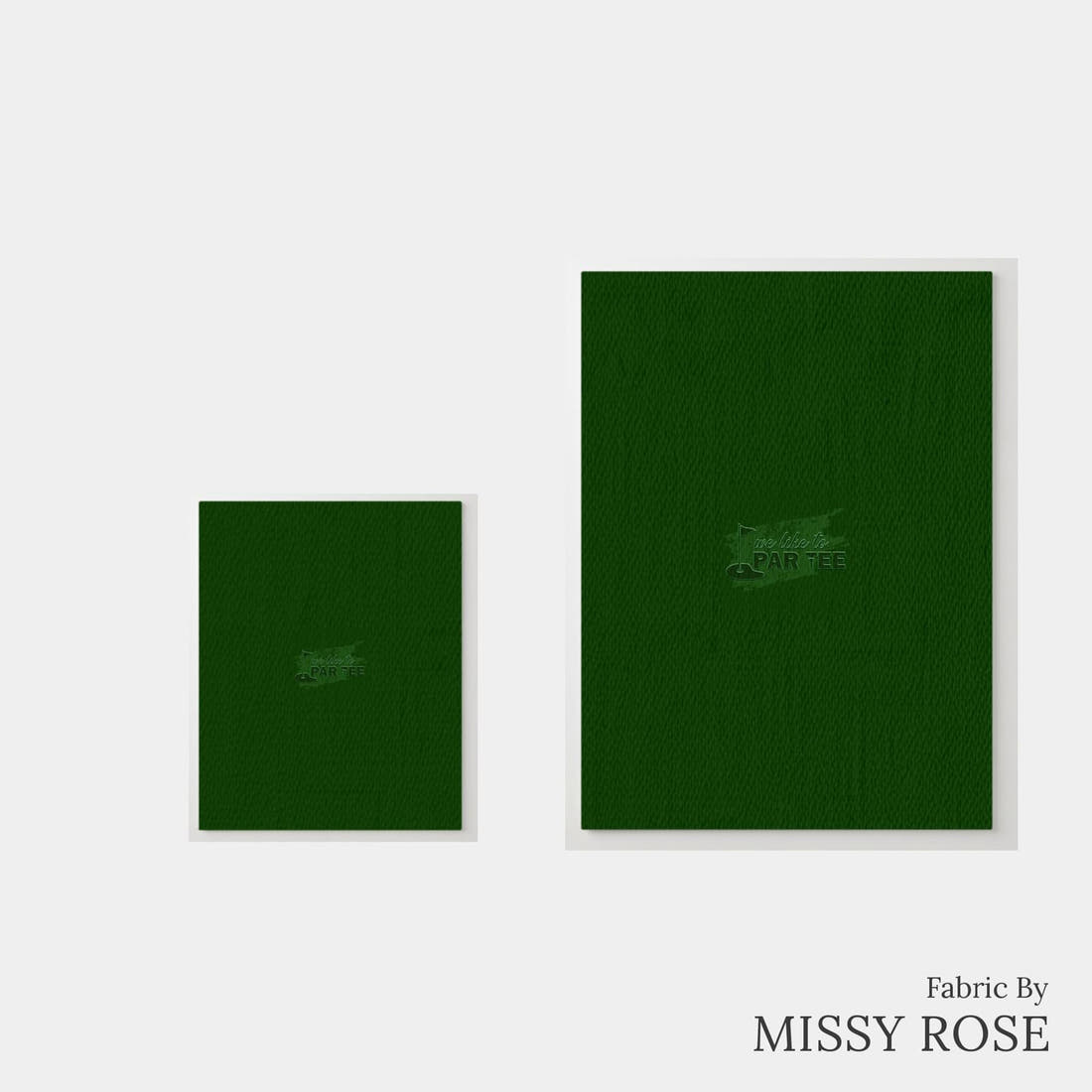 Design 238 Par Tee Panel – universal and adult panel sizes side by side | Fabric by Missy Rose