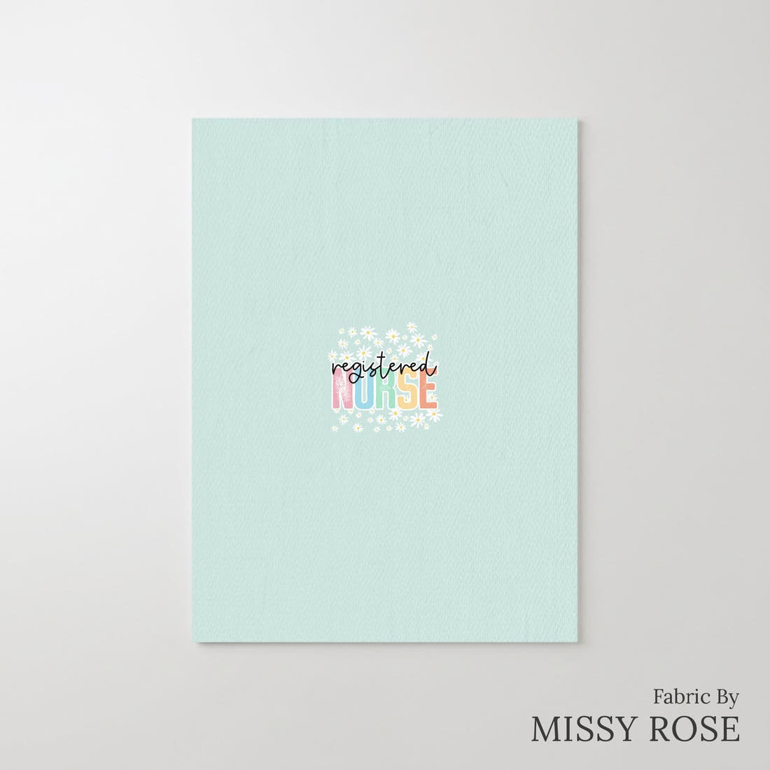 Design 254 RN Panel – printed fabric panel with centred picture, custom printed to order | Fabric by Missy Rose