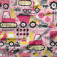 Design 256 - Pink Construction Fabric