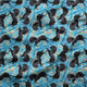 Design 260 - Blue Horse Fabric