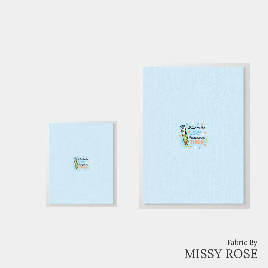 Design 264 Epi Pen Panel – universal and adult panel sizes side by side | Fabric by Missy Rose
