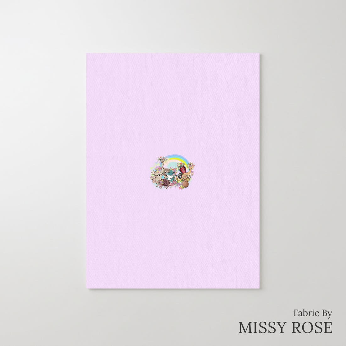 Design 273 Cute Australian Animals Panel – printed fabric panel with centred picture, custom printed to order | Fabric by Missy Rose