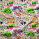 Design 3 - Pink Farm Fabric