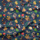 Design 320 - Navy Australian Animals Fabric