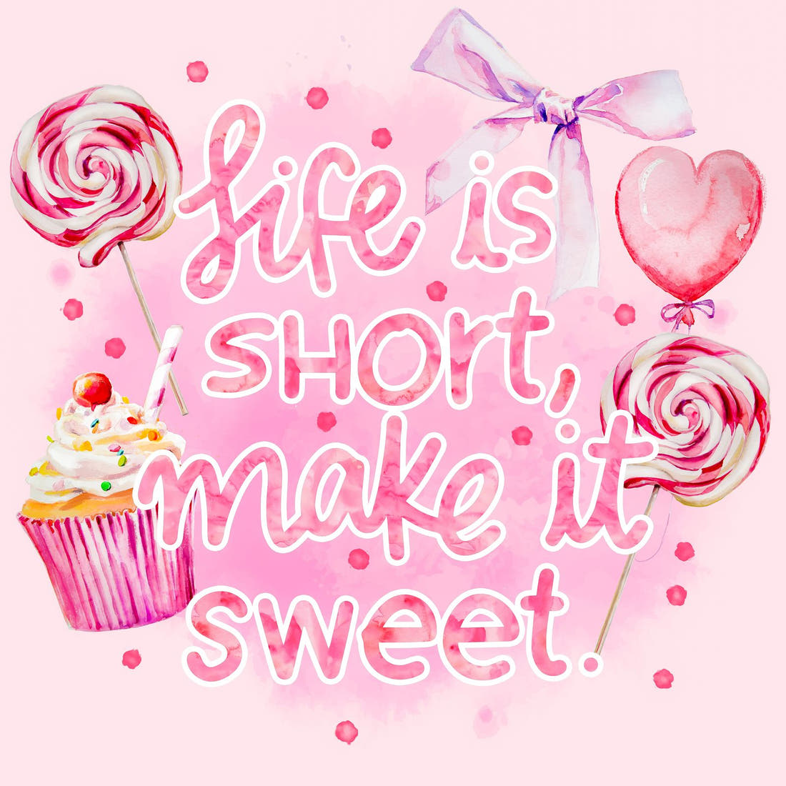 Design 325 Sweet Pink Panel – full artwork close-up of the printed picture | Fabric by Missy Rose