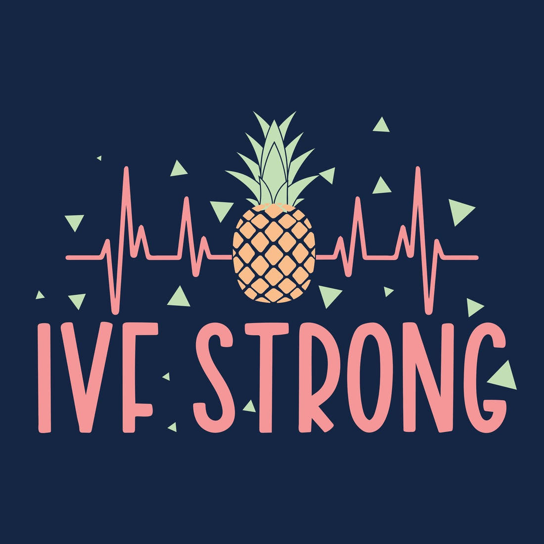 Design 364 IVF Strong Panel – full artwork close-up of the printed picture | Fabric by Missy Rose