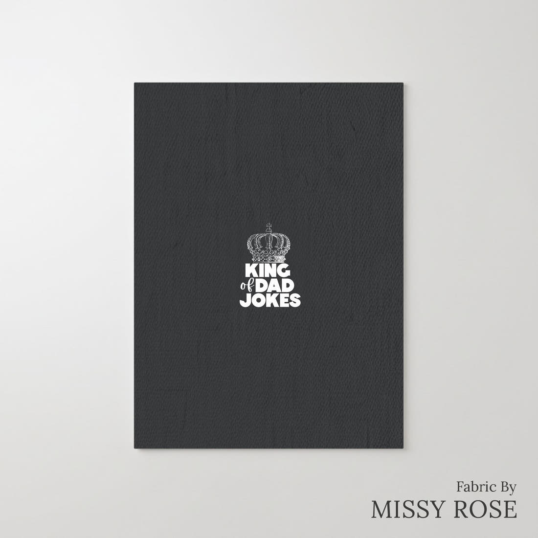 Design 365 Dad Jokes Panel – printed fabric panel with centred picture, custom printed to order | Fabric by Missy Rose