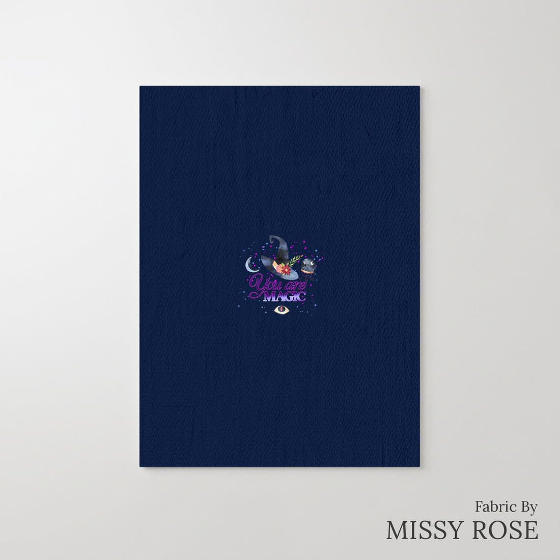 Design 375 Magic Panel – printed fabric panel with centred picture, custom printed to order | Fabric by Missy Rose