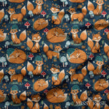 Design 403 - Sleepy Fox Fabric