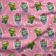 Design 423 - Cactus Cat Fabric