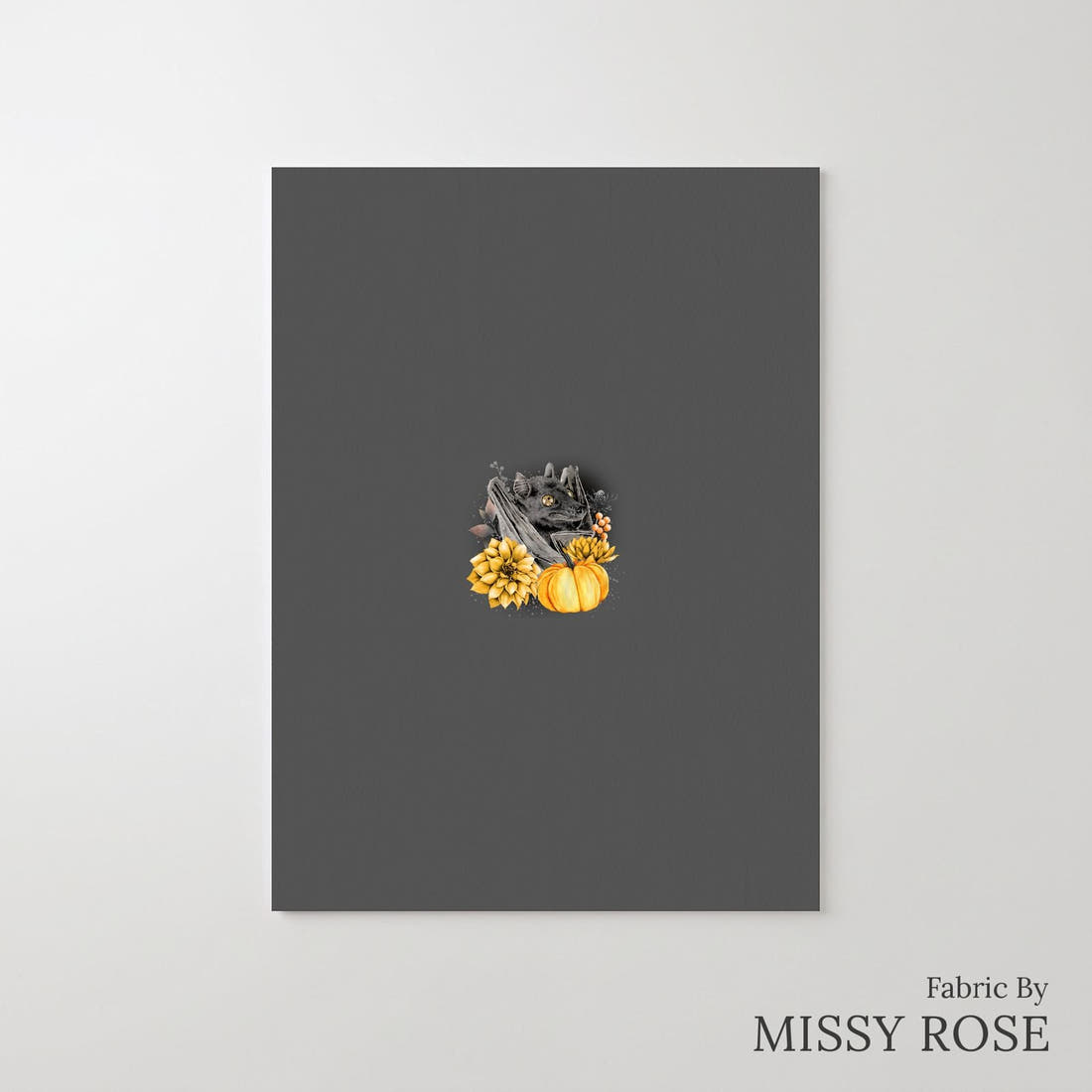 Design 436 Flying Fox Panel – printed fabric panel with centred picture, custom printed to order | Fabric by Missy Rose