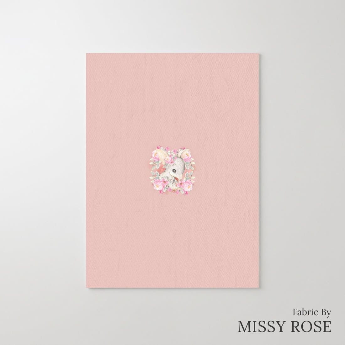 Design 44 Bilby Panel – printed fabric panel with centred picture, custom printed to order | Fabric by Missy Rose