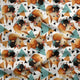 Design 447 - Sweet Fox Fabric