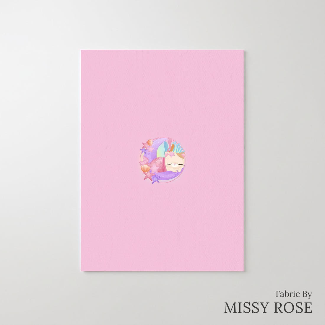 Design 463 Mercat Panel – printed fabric panel with centred picture, custom printed to order | Fabric by Missy Rose