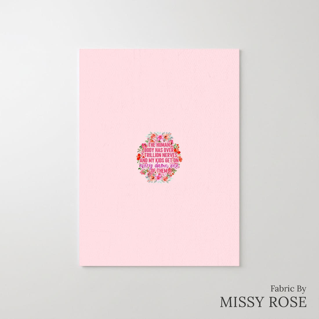 Design 465 Funny Kids Panel – printed fabric panel with centred picture, custom printed to order | Fabric by Missy Rose