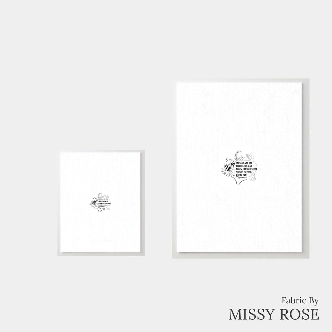 Design 478 Period Panel – universal and adult panel sizes side by side | Fabric by Missy Rose