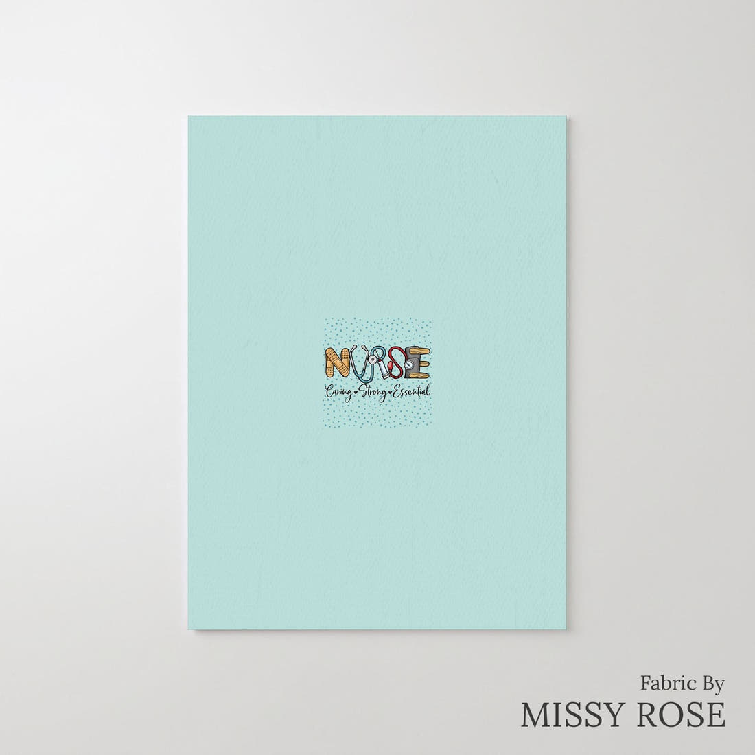 Design 482 Nursing Panel – printed fabric panel with centred picture, custom printed to order | Fabric by Missy Rose