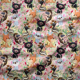 Design 496 - Pink Australian Animal Fabric