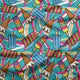 Design 506 - Bright Ice Blocks Fabric