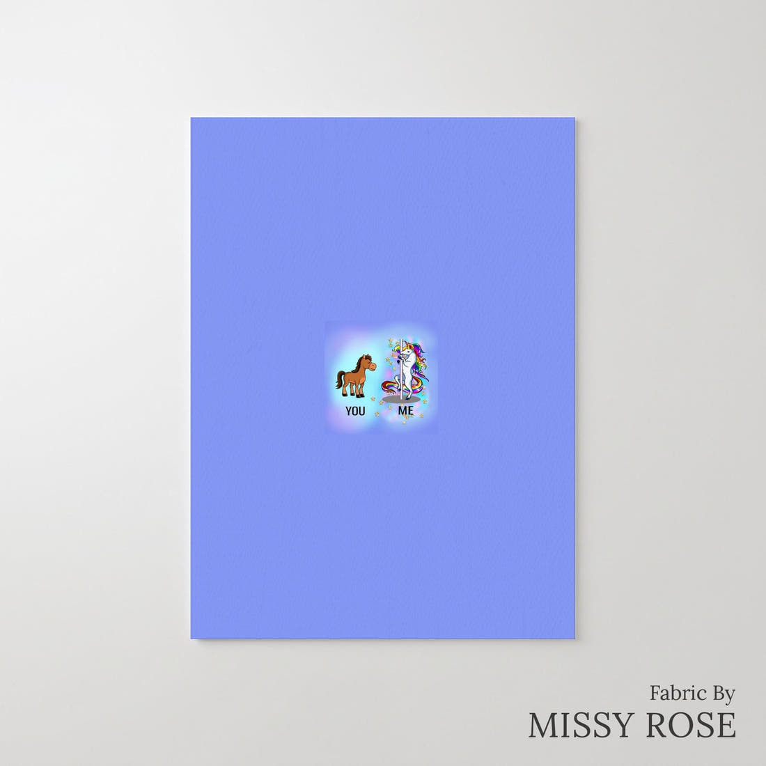 Design 508 Funny Panel – printed fabric panel with centred picture, custom printed to order | Fabric by Missy Rose