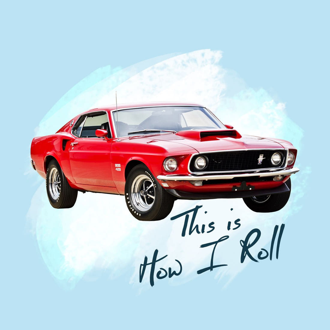 Design 509 Cars Panel – full artwork close-up of the printed picture | Fabric by Missy Rose