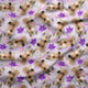 Design 513 - Purple Horse Fabric