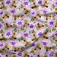 Design 513 - Purple Horse Fabric